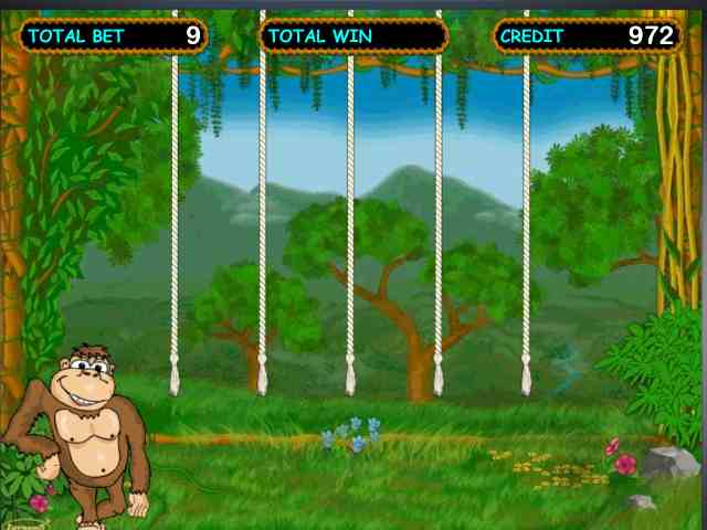 Символы в слоте Обезьянки Бонусная игра в игровом автомате Crazy Monkey
